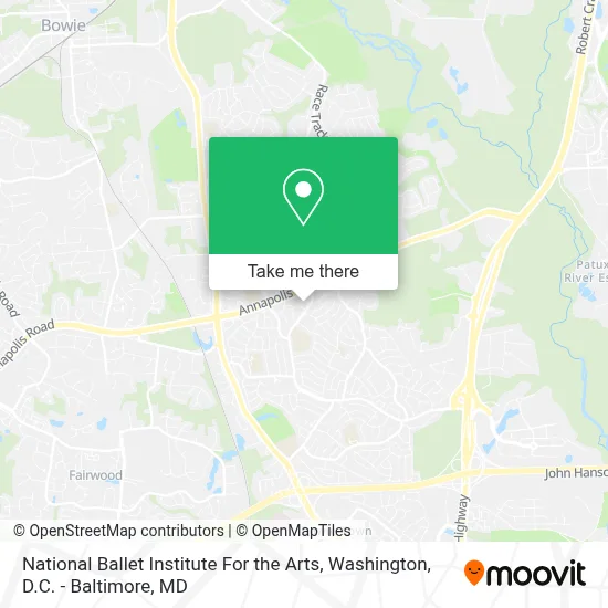 National Ballet Institute For the Arts map