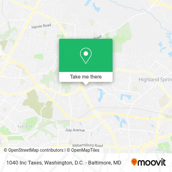 1040 Inc Taxes map
