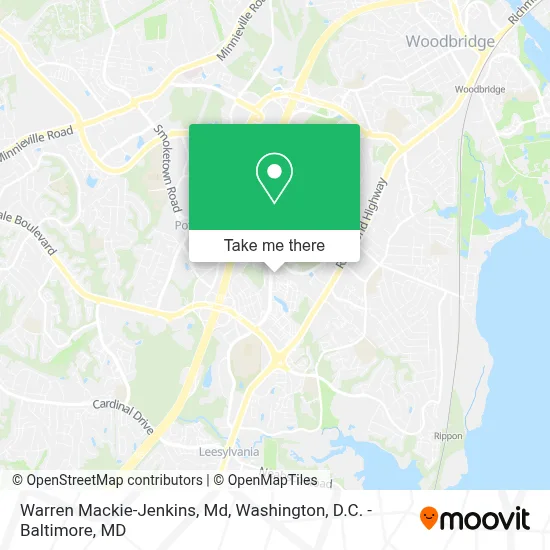 Warren Mackie-Jenkins, Md map