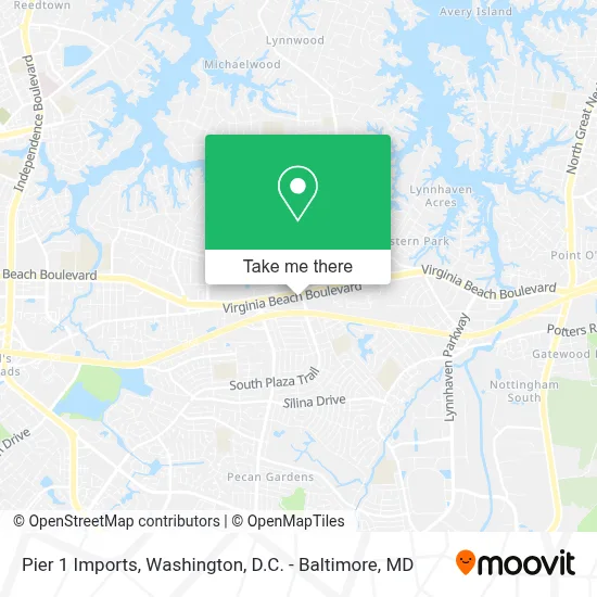 Pier 1 Imports map