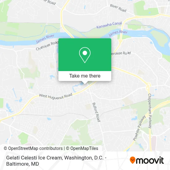 Gelati Celesti Ice Cream map