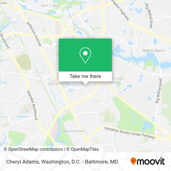 Cheryl Adams map