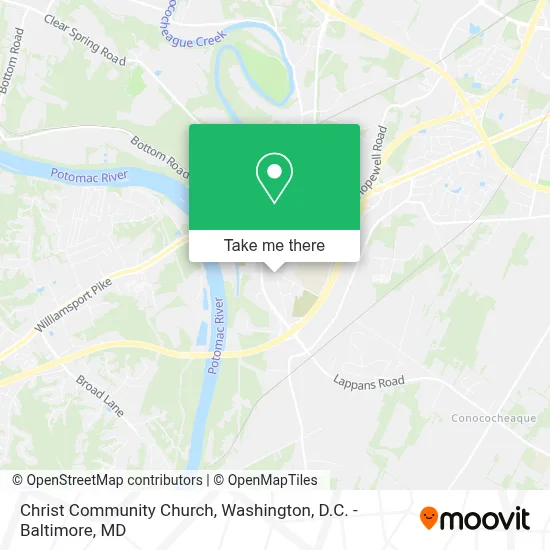 Christ Community Church map