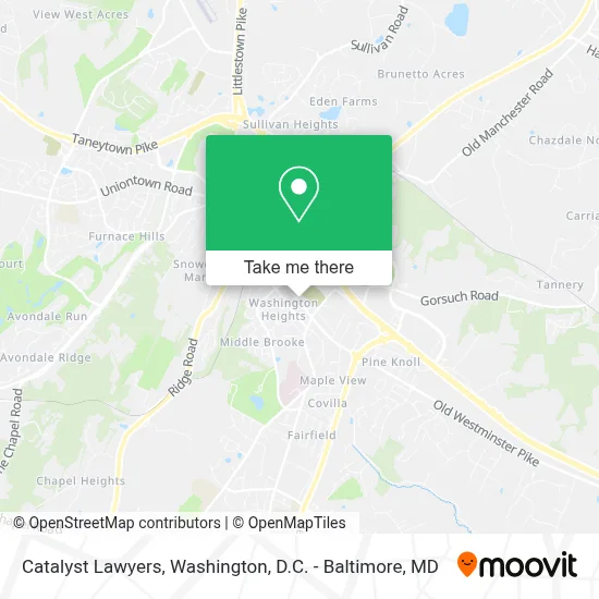 Catalyst Lawyers map