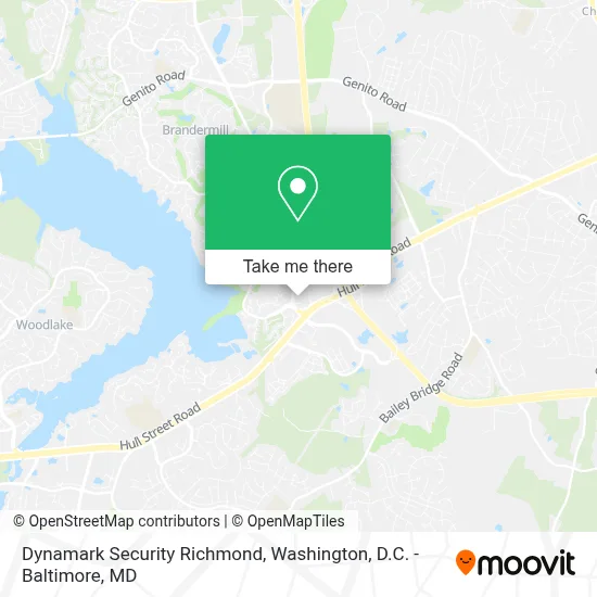 Dynamark Security Richmond map