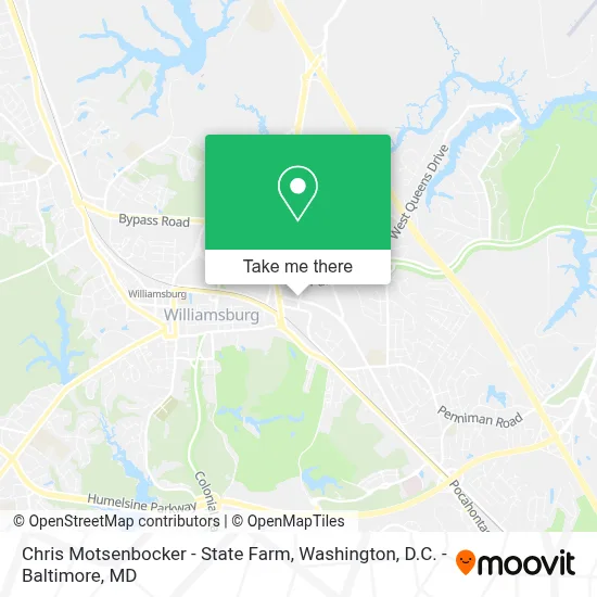 Chris Motsenbocker - State Farm map