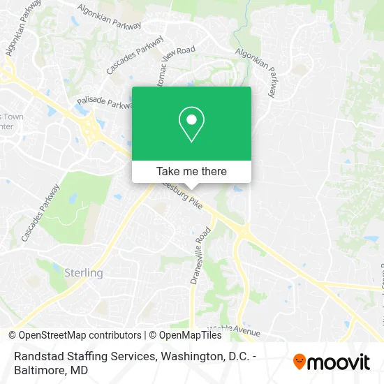 Randstad Staffing Services map