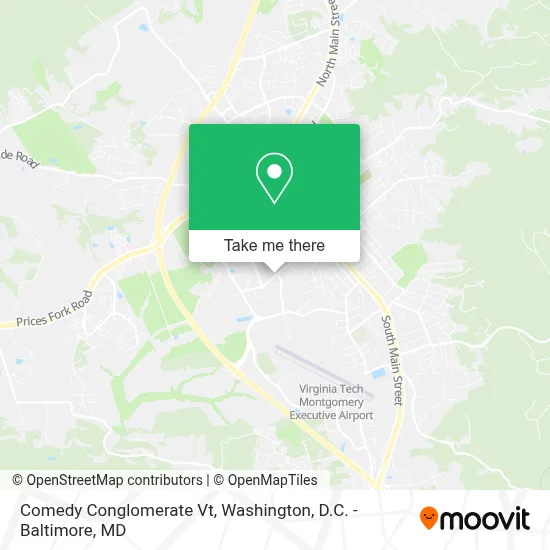Comedy Conglomerate Vt map