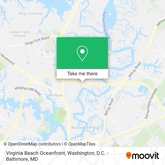 Virginia Beach Oceanfront map