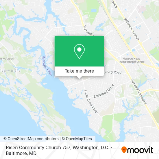 Risen Community Church 757 map