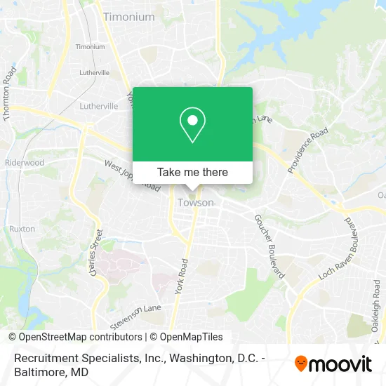 Recruitment Specialists, Inc. map