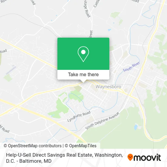 Help-U-Sell Direct Savings Real Estate map