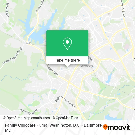 Family Childcare Puma map
