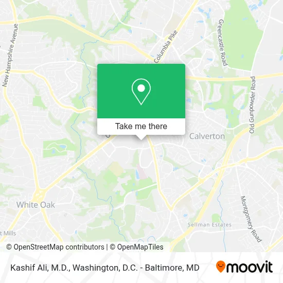 Kashif Ali, M.D. map