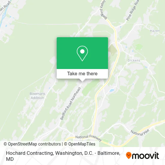 Hochard Contracting map