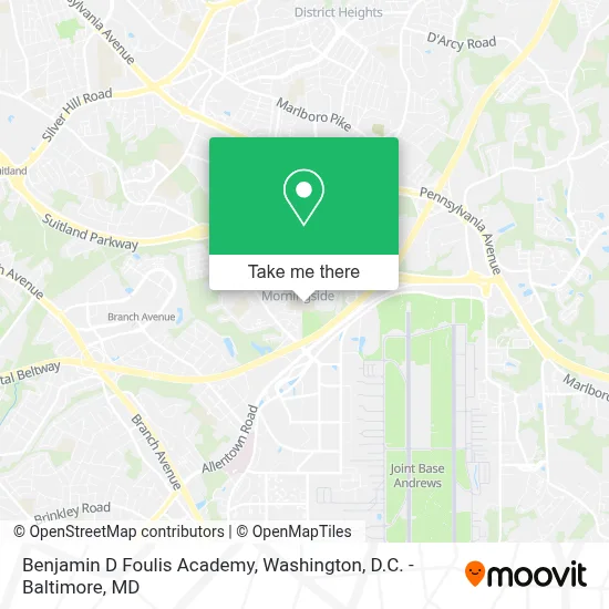 Benjamin D Foulis Academy map