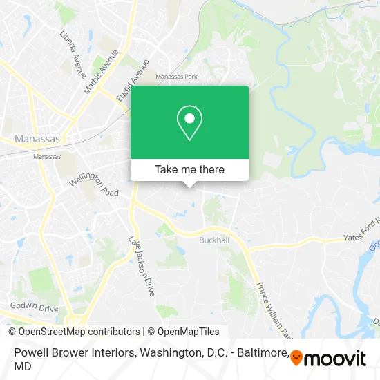 Powell Brower Interiors map