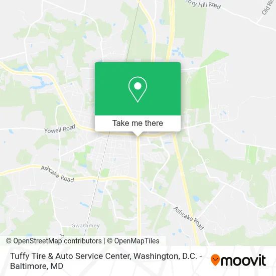 Tuffy Tire & Auto Service Center map