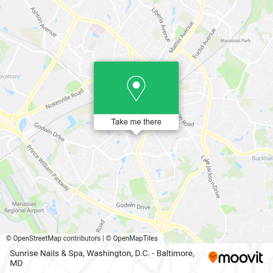 Sunrise Nails & Spa map