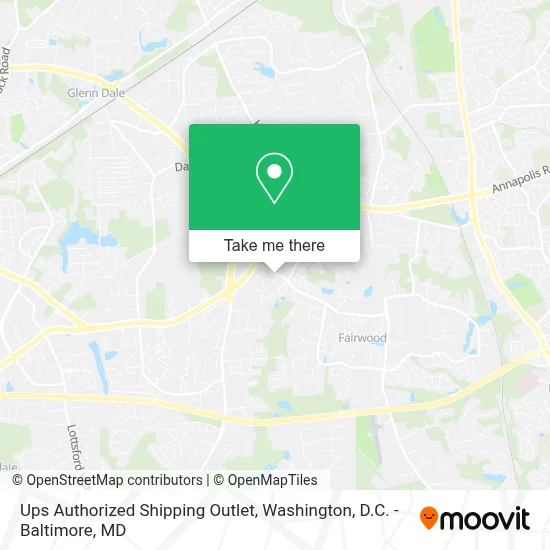 Ups Authorized Shipping Outlet map