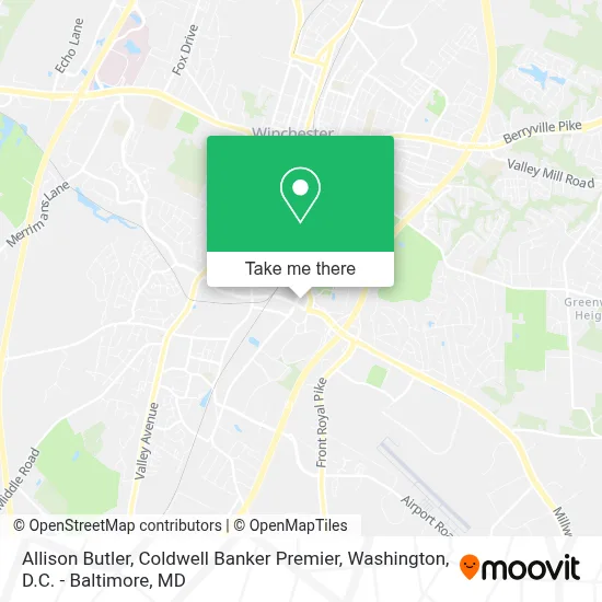 Allison Butler, Coldwell Banker Premier map
