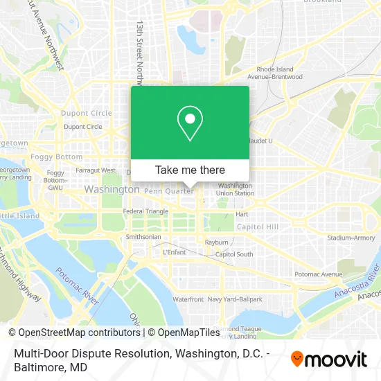 Multi-Door Dispute Resolution map