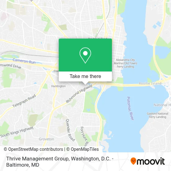 Thrive Management Group map