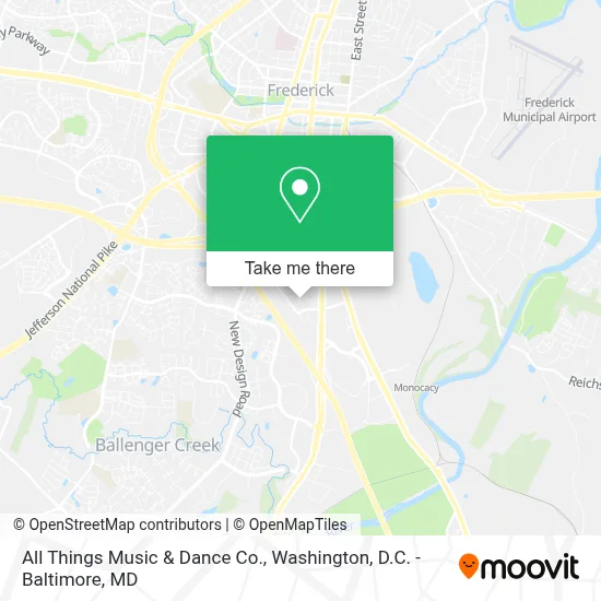 All Things Music & Dance Co. map