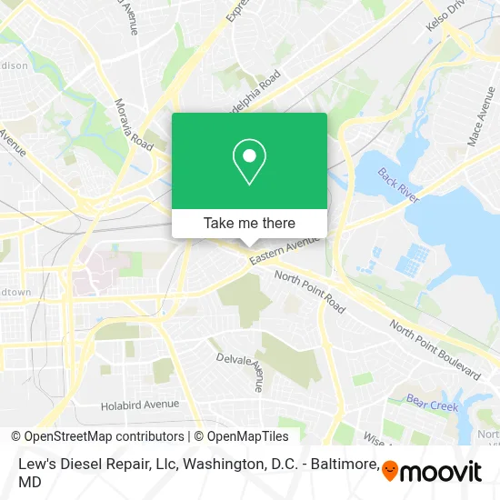 Lew's Diesel Repair, Llc map