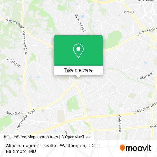 Alex Fernandez - Realtor map