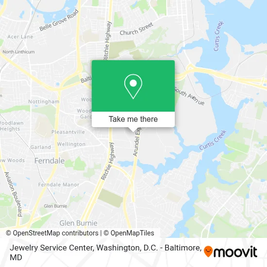Jewelry Service Center map