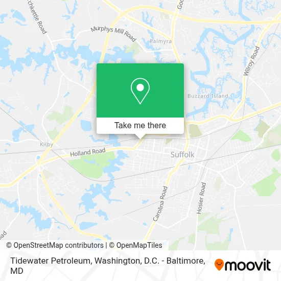 Tidewater Petroleum map