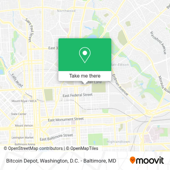 Bitcoin Depot map