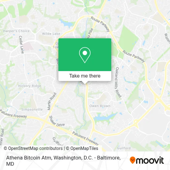 Athena Bitcoin Atm map