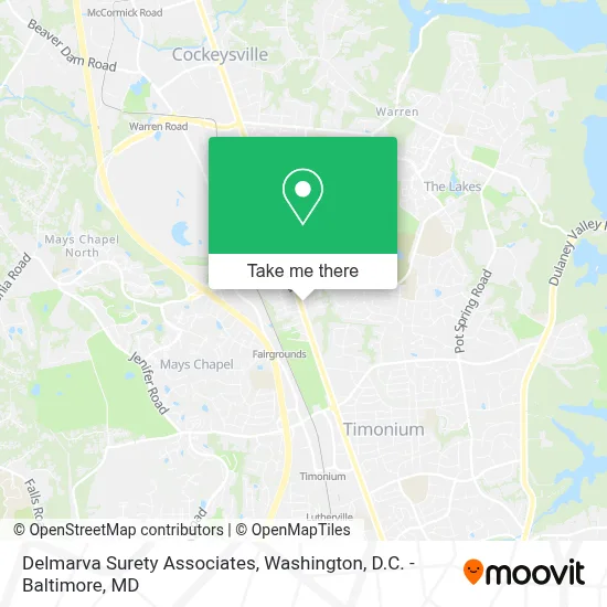 Delmarva Surety Associates map
