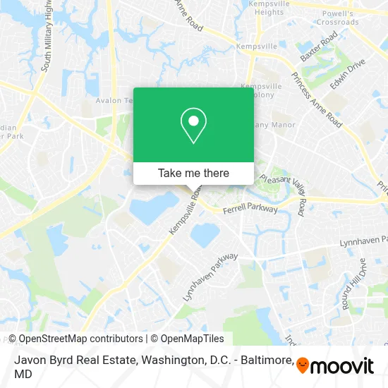 Javon Byrd Real Estate map
