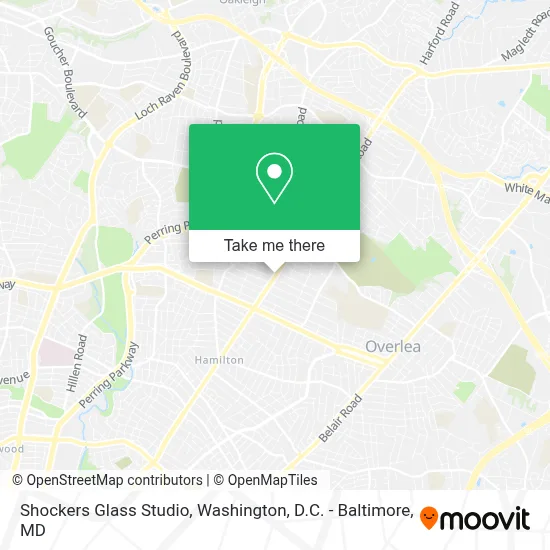 Shockers Glass Studio map