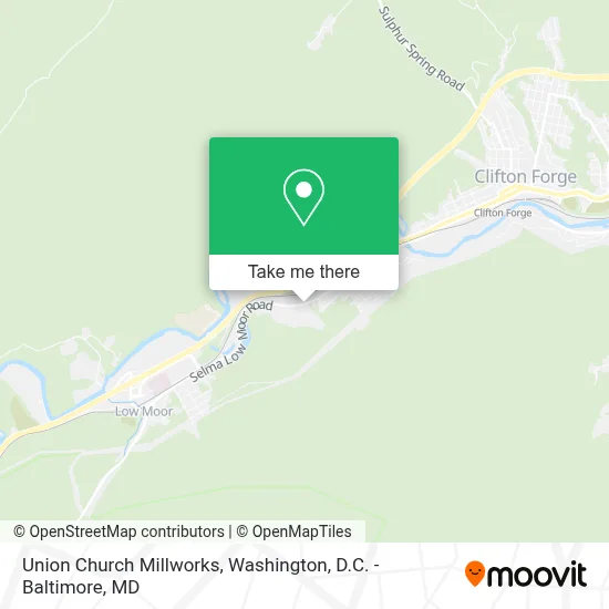 Union Church Millworks map