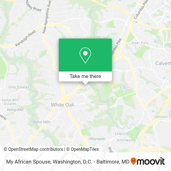 My African Spouse map