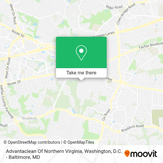 Advantaclean Of Northern Virginia map