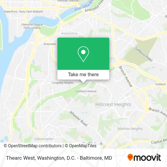 Thearc West map