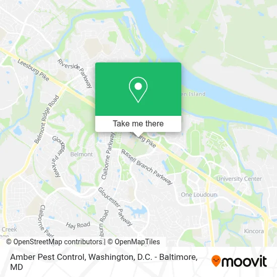 Amber Pest Control map