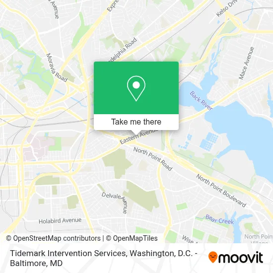Tidemark Intervention Services map