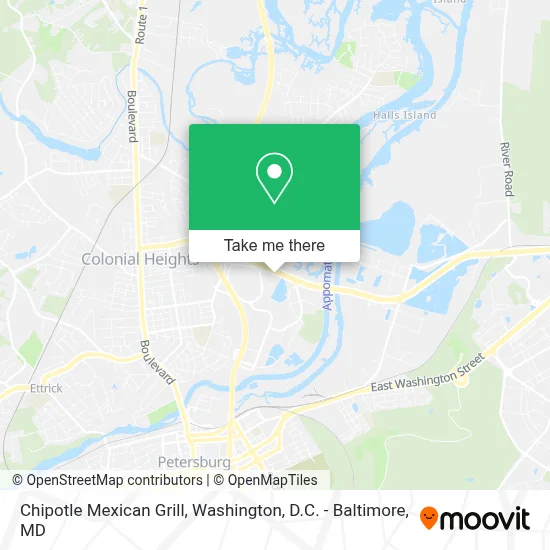 Chipotle Mexican Grill map
