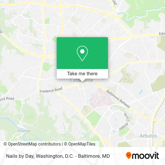 Nails by Day map