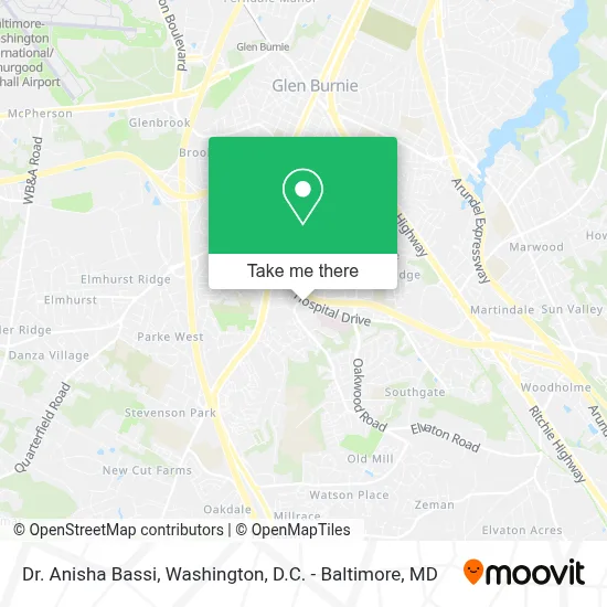 Dr. Anisha Bassi map