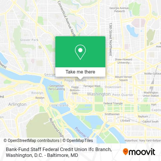 Bank-Fund Staff Federal Credit Union Ifc Branch map