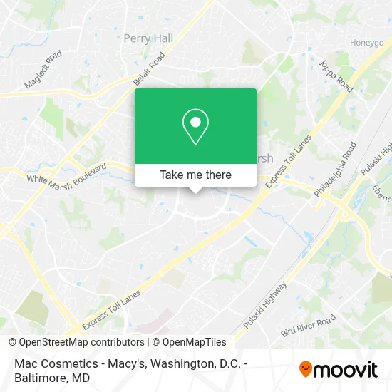 Mac Cosmetics - Macy's map