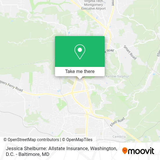 Jessica Shelburne: Allstate Insurance map