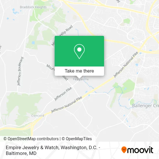 Empire Jewelry & Watch map
